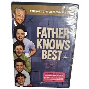 Father Knows Best TV Show  VOL 1 , First 7 Episodes   1954  DVD  2008 New Sealed